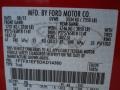  2013 F150 STX SuperCab 4x4 Race Red Color Code PQ