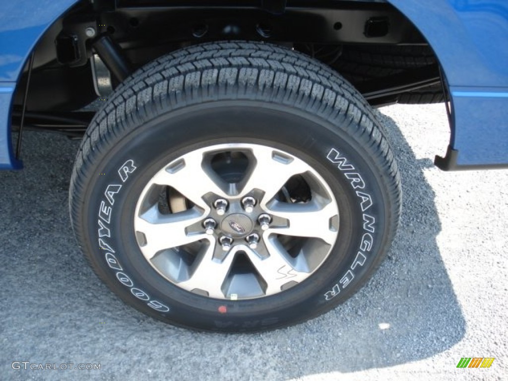 2013 Ford F150 STX SuperCab 4x4 Wheel Photo #70843803