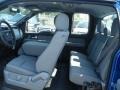 Steel Gray 2013 Ford F150 STX SuperCab 4x4 Interior Color