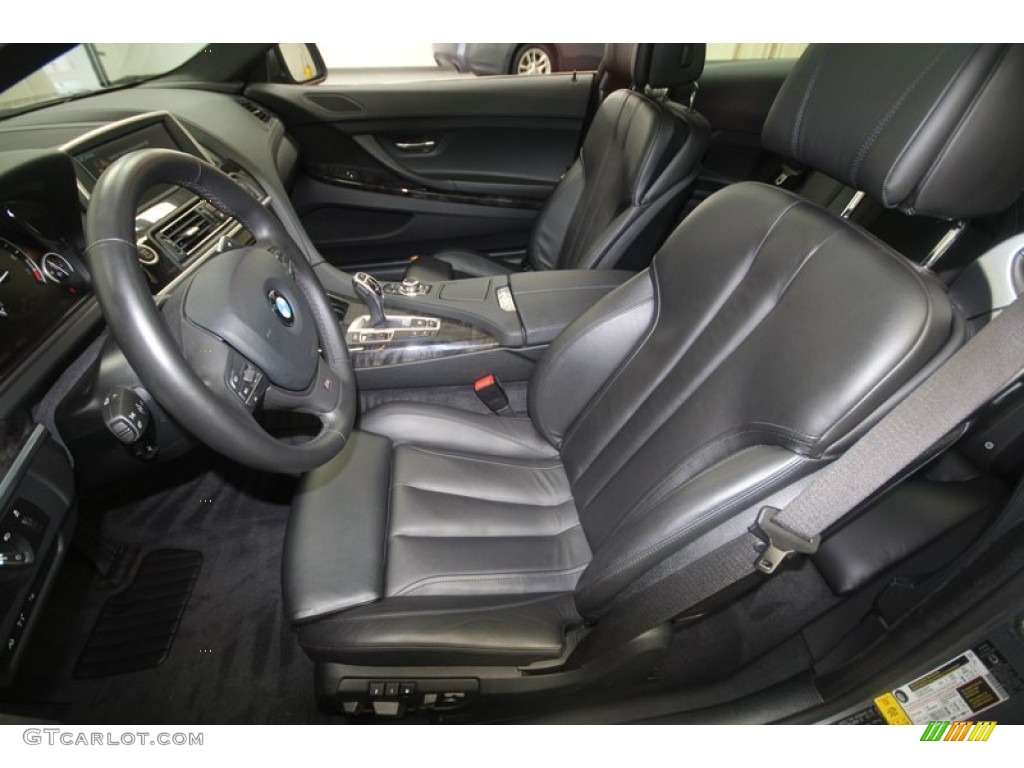 2012 BMW 6 Series 650i Coupe Front Seat Photo #70847523