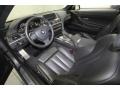Black Nappa Leather Prime Interior Photo for 2012 BMW 6 Series #70847607