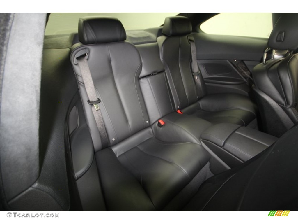 Black Nappa Leather Interior 2012 BMW 6 Series 650i Coupe Photo #70847799