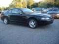 2002 Black Ford Mustang V6 Coupe  photo #2