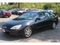 2005 Nighthawk Black Pearl Honda Accord EX-L V6 Sedan  photo #1