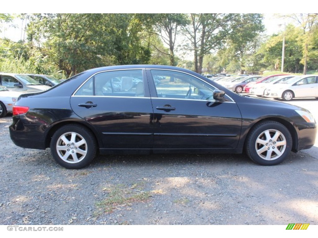 2005 Accord EX-L V6 Sedan - Nighthawk Black Pearl / Ivory photo #4