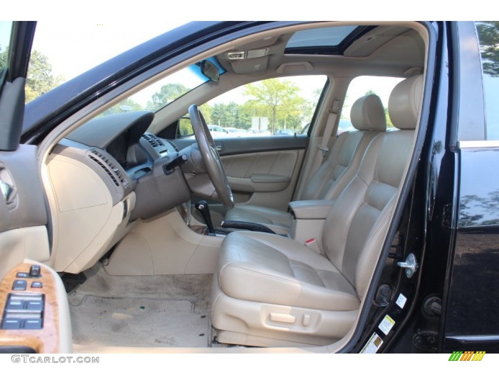 2005 Accord EX-L V6 Sedan - Nighthawk Black Pearl / Ivory photo #11