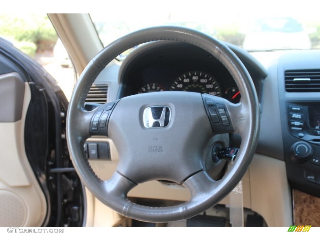 2005 Accord EX-L V6 Sedan - Nighthawk Black Pearl / Ivory photo #15