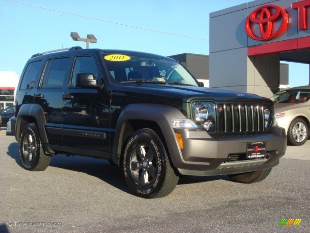 2011 Liberty Renegade 4x4 - Natural Green Metallic / Dark Slate Gray photo #1