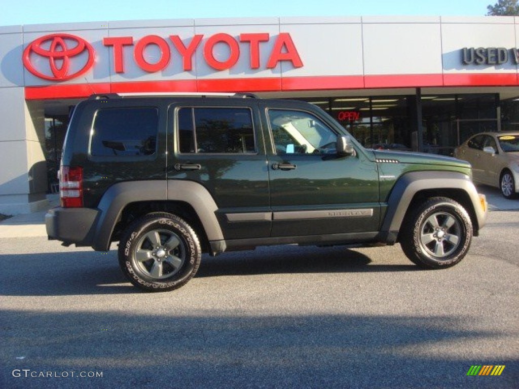 2011 Liberty Renegade 4x4 - Natural Green Metallic / Dark Slate Gray photo #3