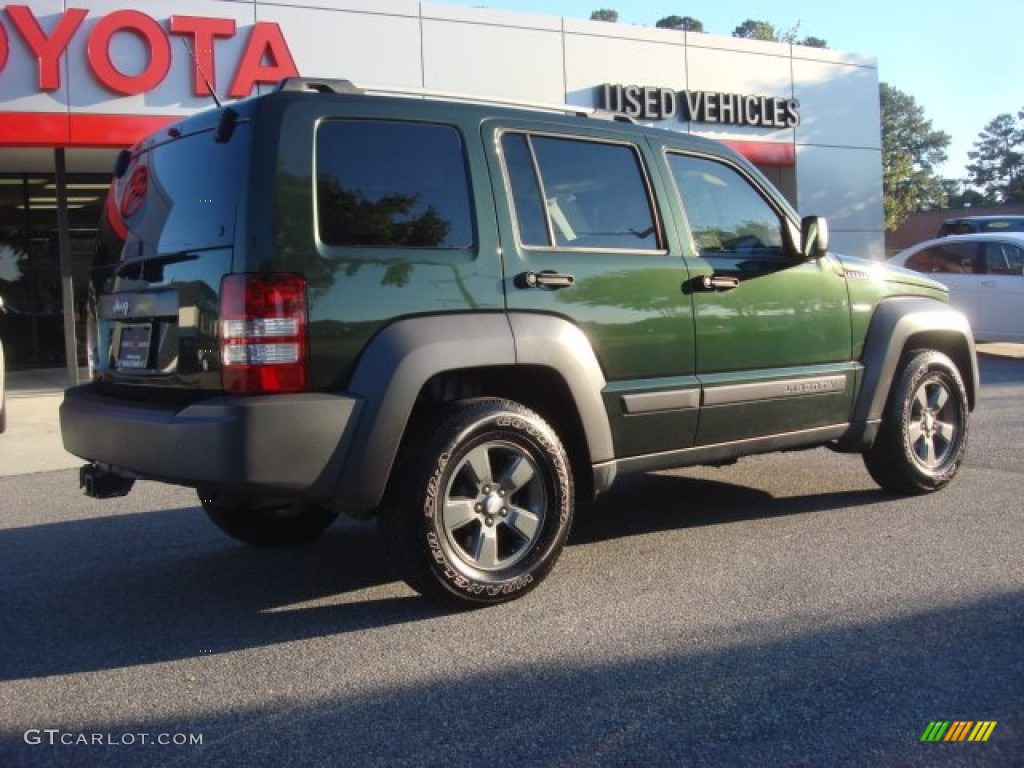 2011 Liberty Renegade 4x4 - Natural Green Metallic / Dark Slate Gray photo #4