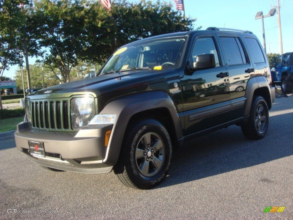 2011 Liberty Renegade 4x4 - Natural Green Metallic / Dark Slate Gray photo #6