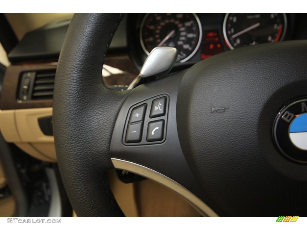 2009 3 Series 335i Sedan - Blue Water Metallic / Beige photo #27