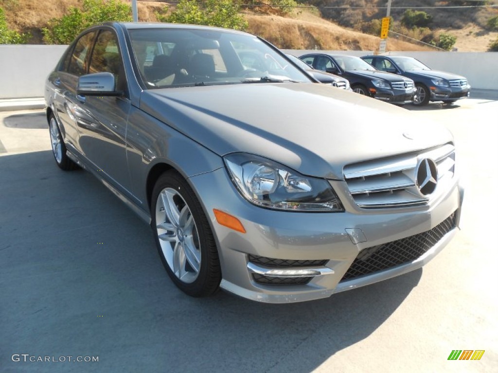 2013 C 250 Sport - Palladium Silver Metallic / Black photo #1