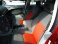 Pastel Slate Gray/Orange 2007 Dodge Caliber R/T AWD Interior Color