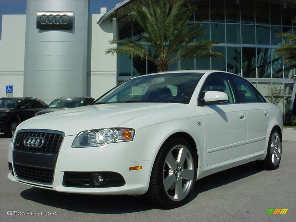 2008 A4 2.0T Special Edition Sedan - Ibis White / Black photo #1