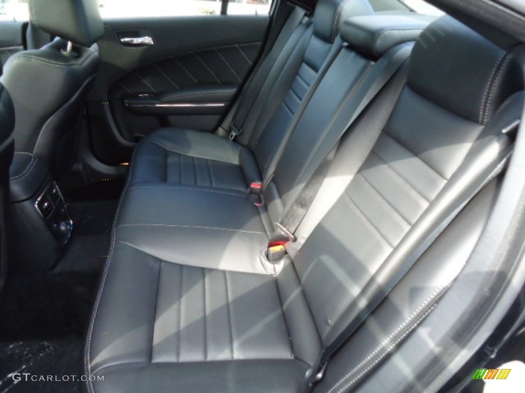 Black Interior 2013 Dodge Charger R/T AWD Photo #70854402