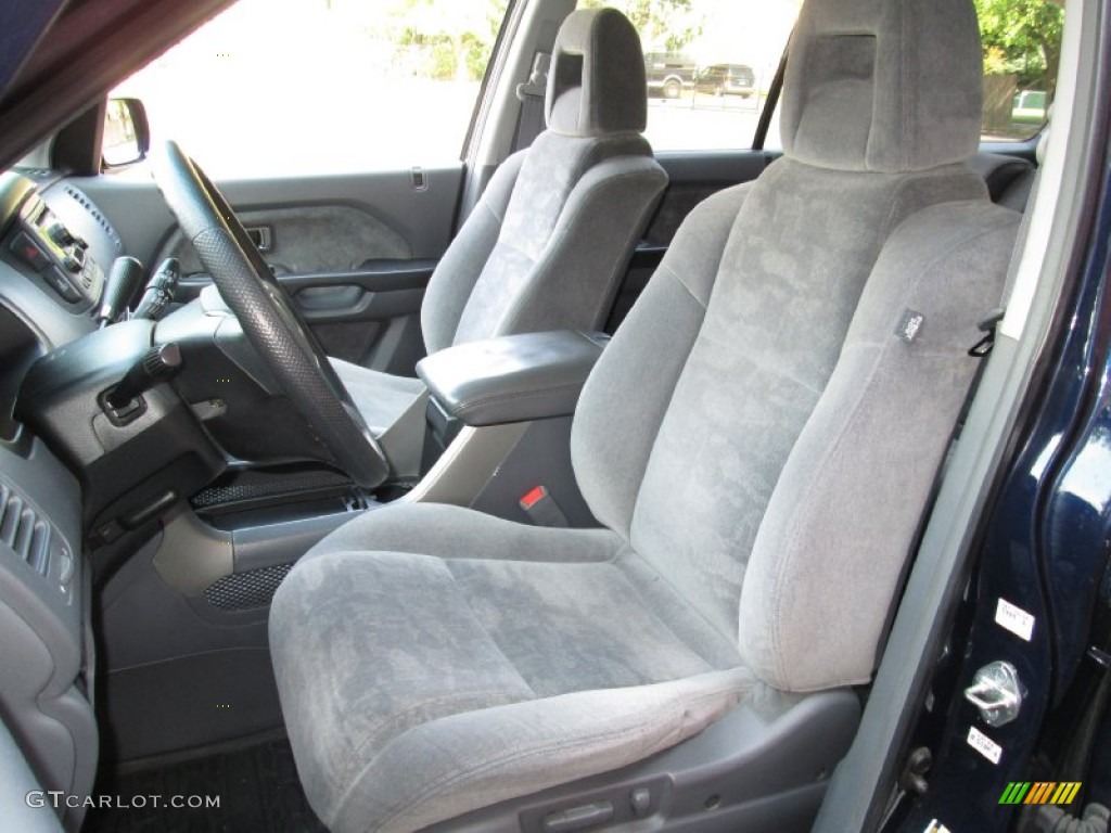 2004 Pilot EX 4WD - Midnight Blue Metallic / Gray photo #12