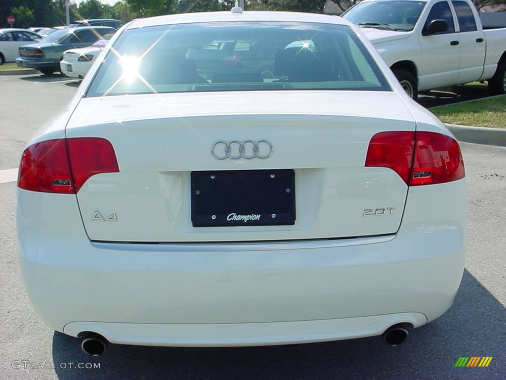 2008 A4 2.0T Special Edition Sedan - Ibis White / Black photo #4