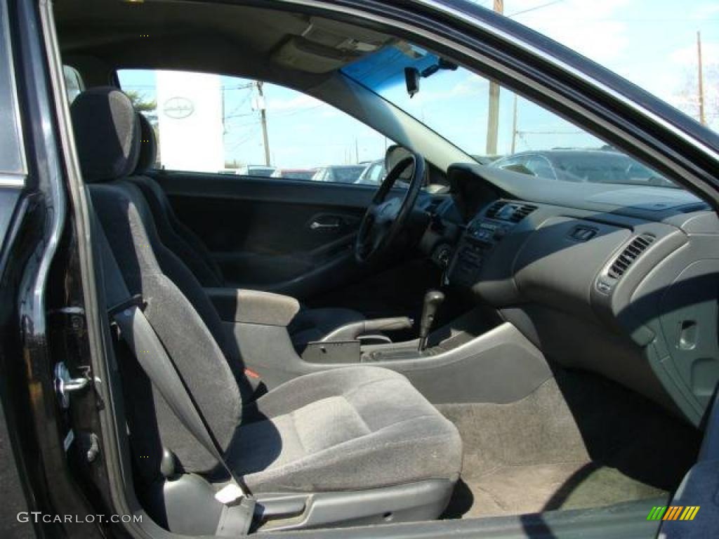 1999 Accord LX V6 Coupe - Flamenco Black Pearl / Charcoal photo #8