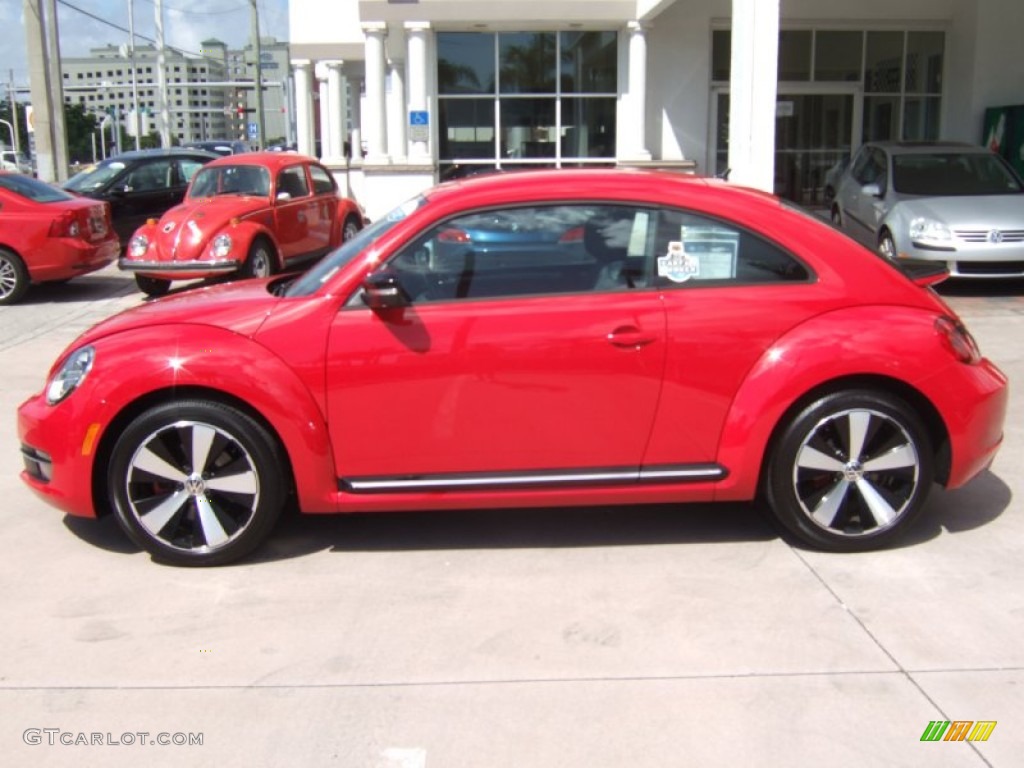 Tornado Red 2012 Volkswagen Beetle Turbo Exterior Photo #70855496