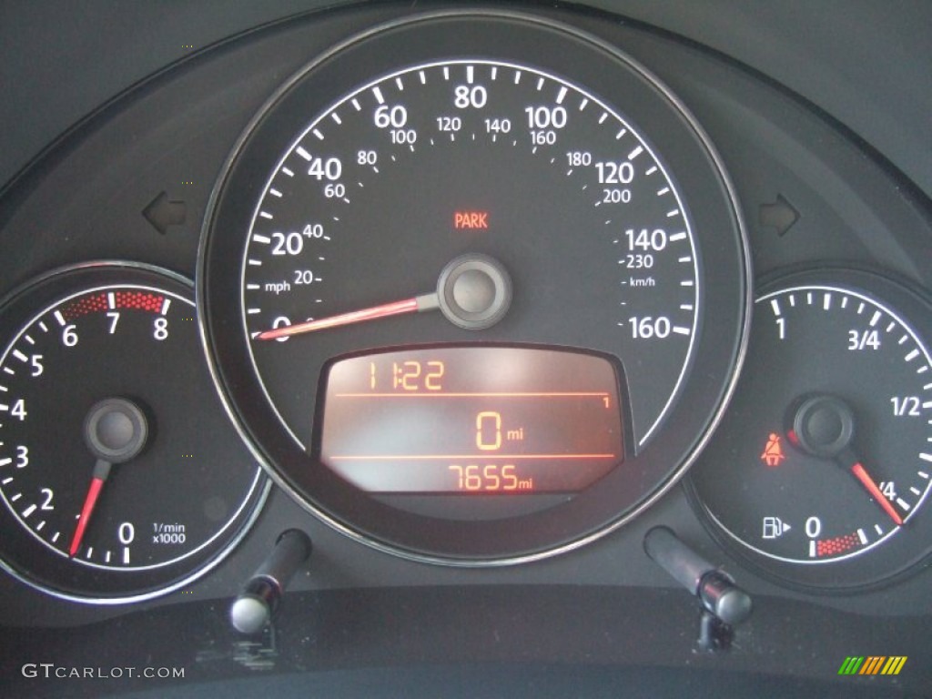 2012 Volkswagen Beetle Turbo Gauges Photo #70855611