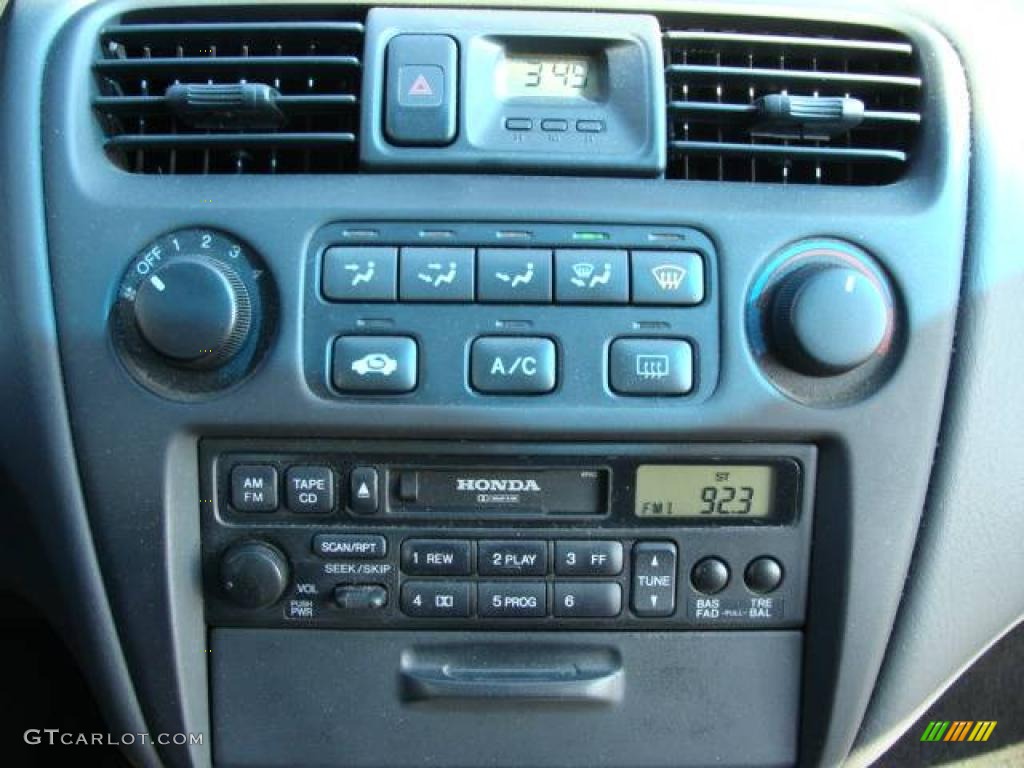 1999 Accord LX V6 Coupe - Flamenco Black Pearl / Charcoal photo #11