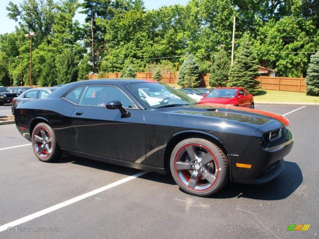 Pitch Black 2012 Dodge Challenger Rallye Redline Exterior Photo #70855743