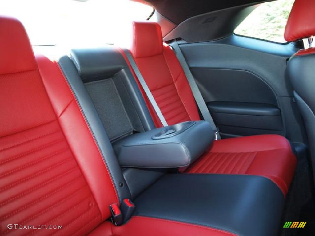 Dark Slate Gray/Radar Red Interior 2012 Dodge Challenger Rallye Redline Photo #70855761