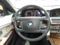 Cream Beige Steering Wheel Photo for 2007 BMW 7 Series #70856841