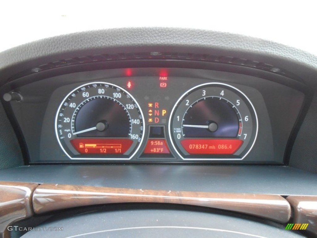 2007 BMW 7 Series 750Li Sedan Gauges Photo #70856907