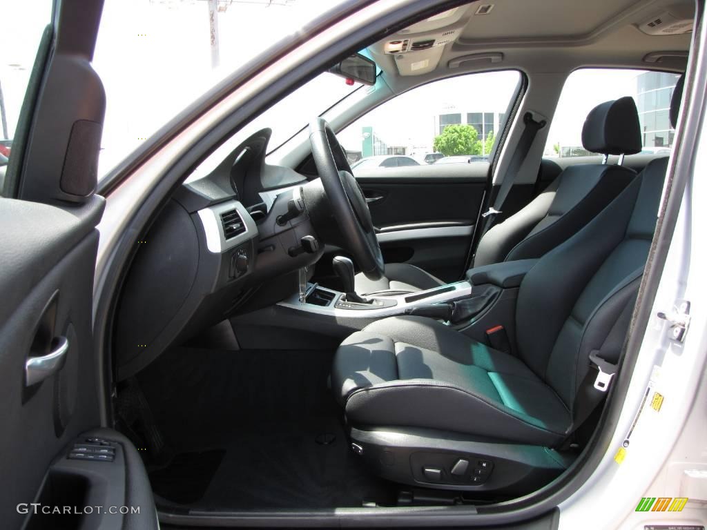 2007 3 Series 328i Sedan - Titanium Silver Metallic / Black photo #17