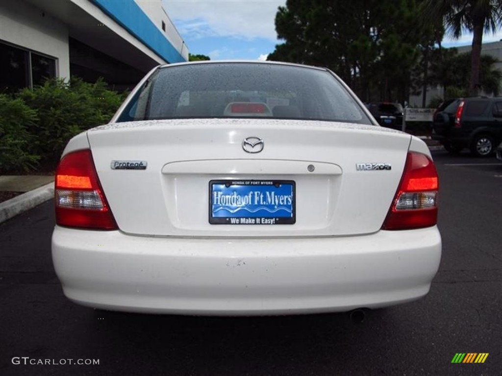 1999 Protege DX - White / Beige photo #4