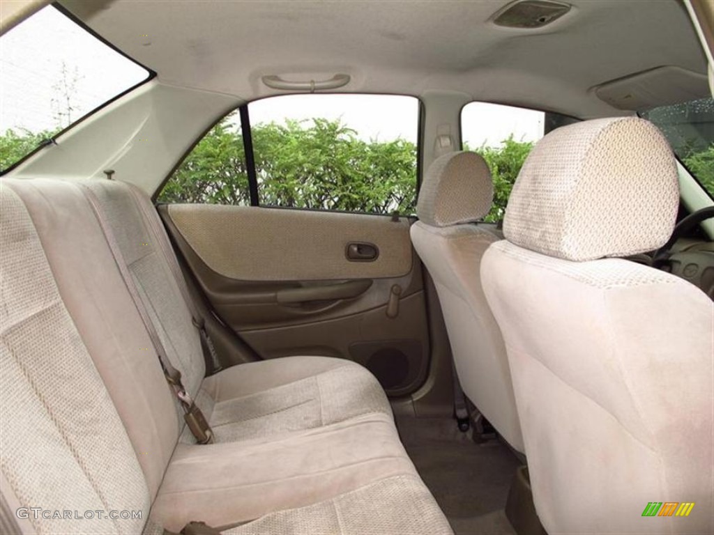 1999 Protege DX - White / Beige photo #14