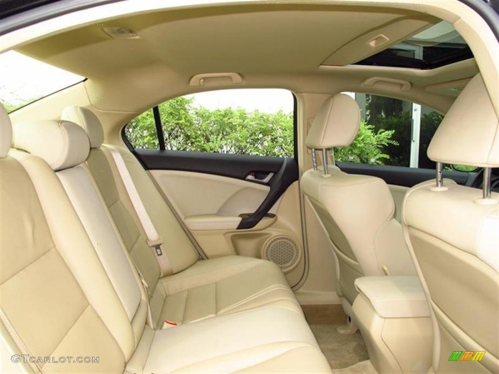 2010 Acura TSX Sedan Rear Seat Photo #70858815