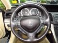 Parchment 2010 Acura TSX Sedan Steering Wheel