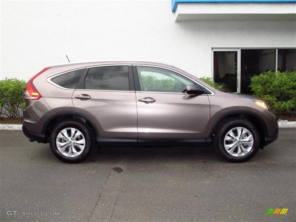 2012 CR-V EX-L - Urban Titanium Metallic / Beige photo #2