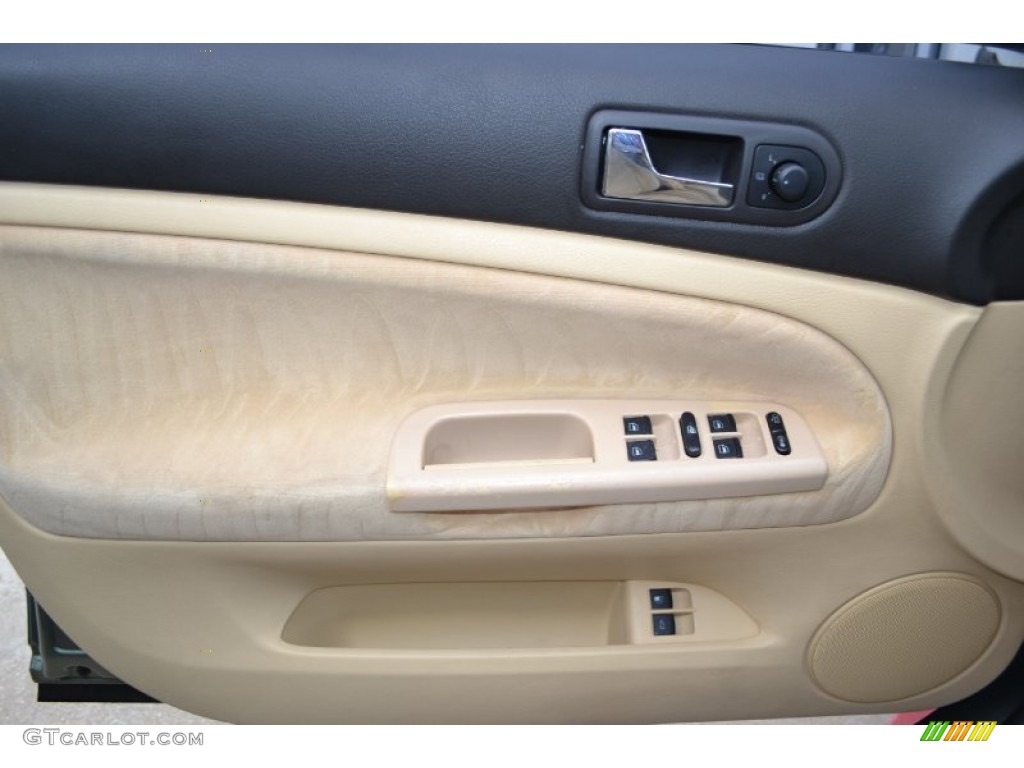 2004 Volkswagen Passat GL Wagon Beige Door Panel Photo #70859880