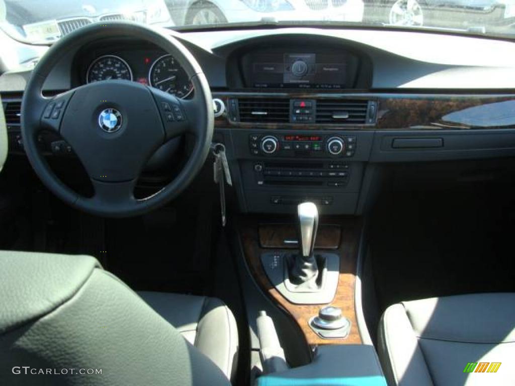 2007 3 Series 335xi Sedan - Titanium Silver Metallic / Black photo #12