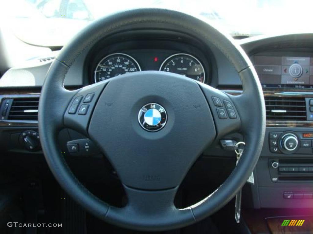2007 3 Series 335xi Sedan - Titanium Silver Metallic / Black photo #13
