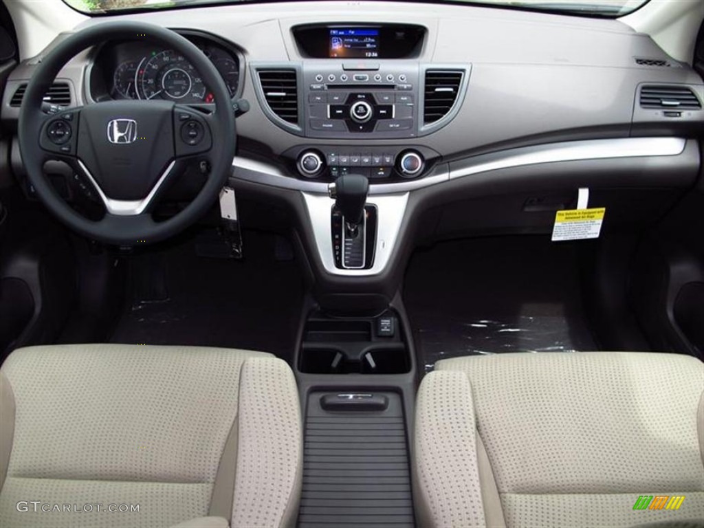 2012 Honda CR-V EX Beige Dashboard Photo #70860579