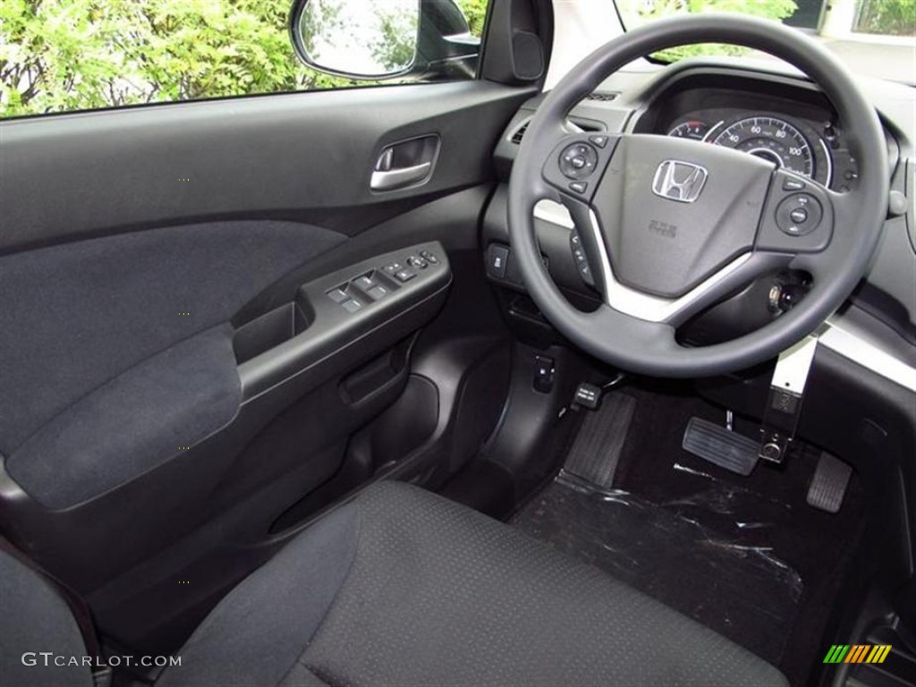 Black Interior 2012 Honda CR-V EX Photo #70860696