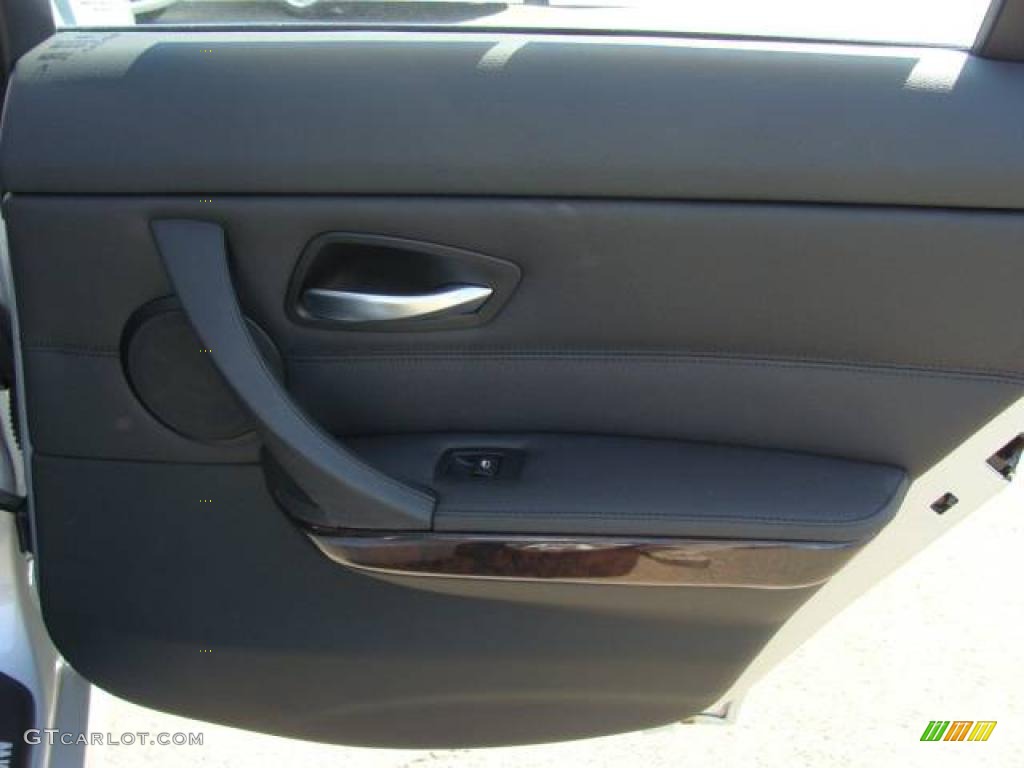 2007 3 Series 335xi Sedan - Titanium Silver Metallic / Black photo #19
