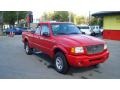 2001 Bright Red Ford Ranger Edge SuperCab  photo #1