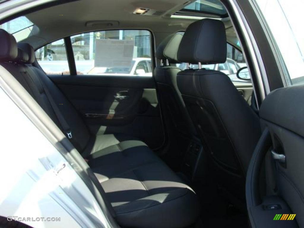 2007 3 Series 335xi Sedan - Titanium Silver Metallic / Black photo #20
