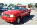2001 Bright Red Ford Ranger Edge SuperCab  photo #7