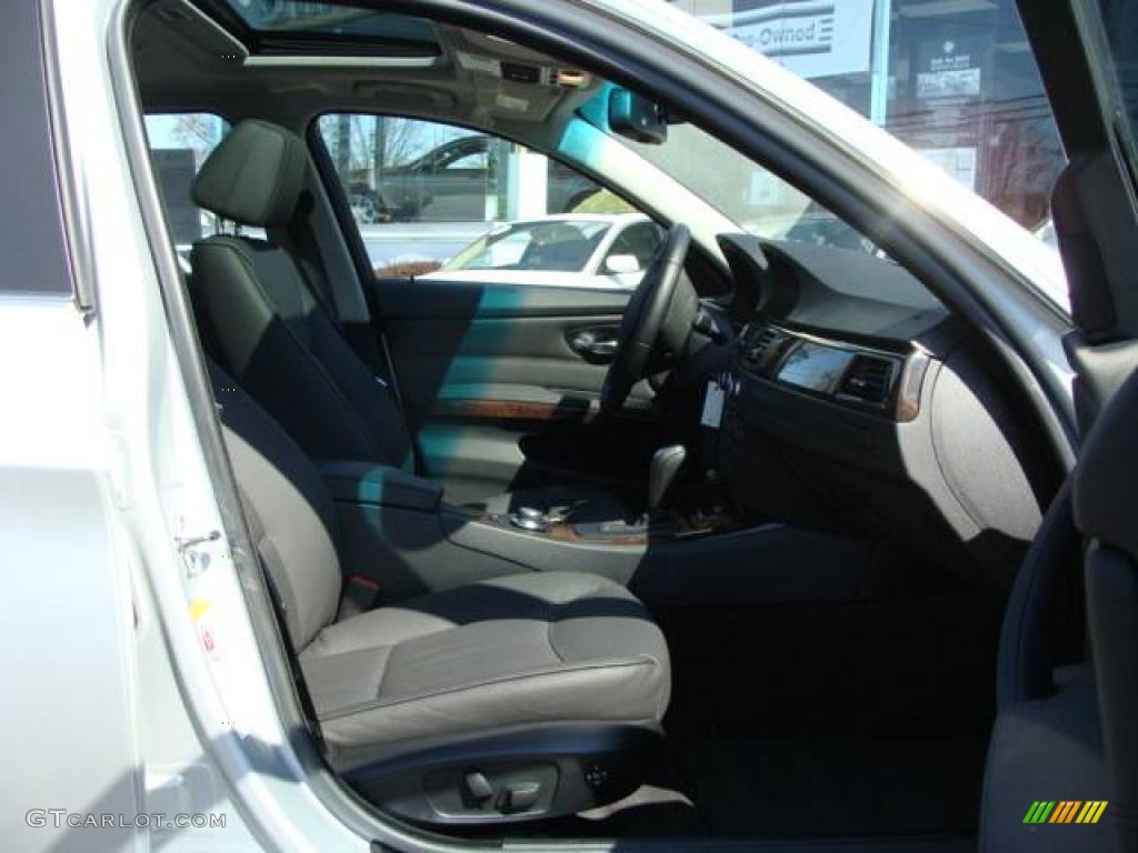 2007 3 Series 335xi Sedan - Titanium Silver Metallic / Black photo #22