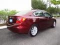 2012 Crimson Pearl Honda Civic EX Sedan  photo #3