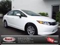 Taffeta White - Civic LX Sedan Photo No. 1