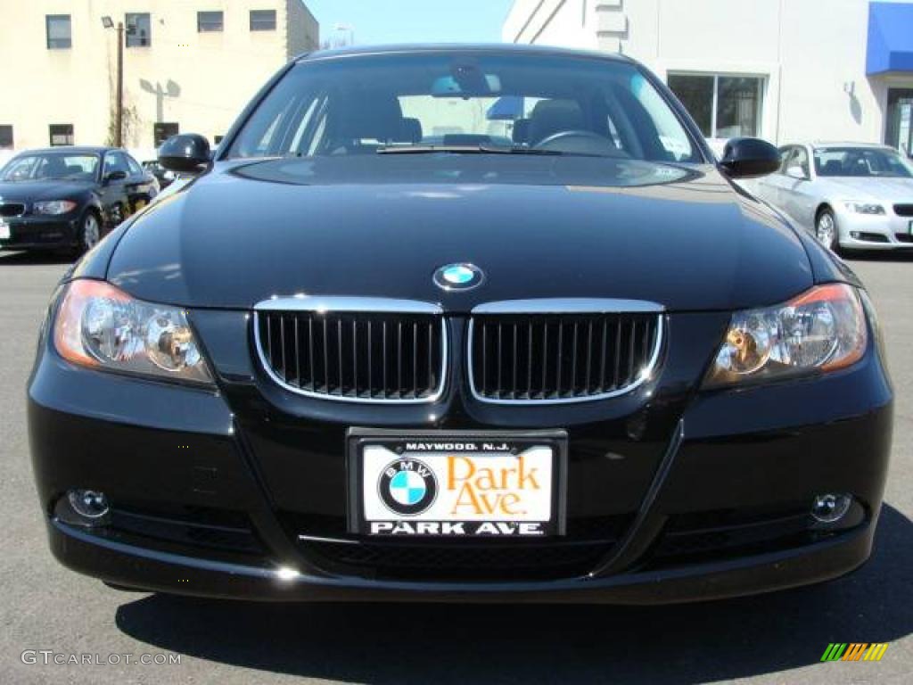2007 3 Series 328i Sedan - Jet Black / Black photo #3