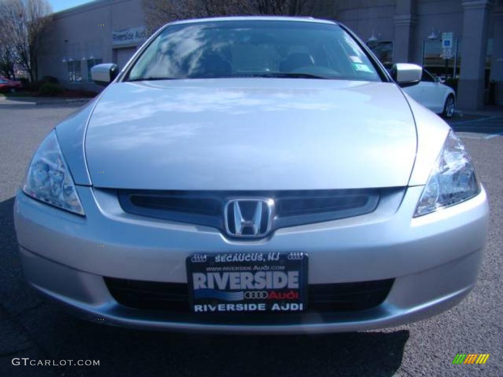 2003 Accord EX Sedan - Satin Silver Metallic / Black photo #2